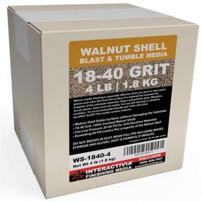 img 4 attached to 🌰 Premium Ground Walnut Shell Media 18-40 Grit - Fine Walnut Shells for Tumbling, Vibratory, or Blasting - 4 lbs (1.8 kg)