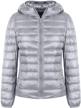 valennia womens jacket packable pockets women's clothing for coats, jackets & vests logo