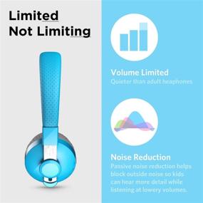 img 1 attached to LilGadgets Untangled PRO Kids Premium Wireless Bluetooth Headphones: SharePort, Microphone, Blue