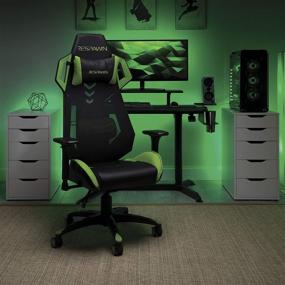 img 1 attached to Experience Ultimate Comfort and Style with the RESPAWN 200 Racing Style Gaming Chair in Green