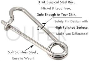 img 2 attached to OUFER Surgical Nipplerings Barbell Piercing