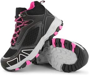 img 2 attached to Hawkwell Детская Туристическая Обувь средней высоты Outdoor Mid Ankle (Малыши/Старшие дети) - Улучшите SEO