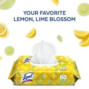 img 3 attached to 🍋 320 Lemon Scented Multi-Purpose Cleaning Wipes, Travel Packs - 4 Bags