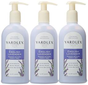 img 1 attached to 🌸 YARDLEY English Lavender Liquid Hand Soap (3 Pack) - Refreshing 8.4 Oz Bottles