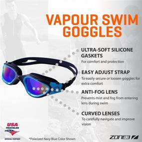 img 3 attached to 🏊 Enhanced Vapour Swim Goggles by Zone3