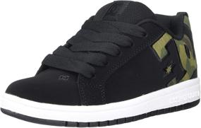 img 4 attached to Stylish and Durable DC Kids' Court Graffik Se Skate Shoe - Perfect for Young Skaters