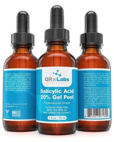 img 1 attached to 🌿 Alcohol-Free Salicylic Acid 20% Gel Peel with Tea Tree Oil and Green Tea Extract - Professional Grade Acne Treatment - Beta Hydroxy Acid - 1 fl oz Bottle