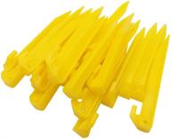 🏕️ strong & long-lasting gdlpzm 24pcs plastic tent pegs for secure awning & camping set-up логотип