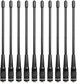 img 4 attached to High Gain Retevis SMA-F Walkie Talkie Antennas - 10 Pack, 2.15dBi Dual Band Antenna for Baofeng UV-5R and Retevis 2 Way Radios