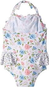 img 1 attached to Mud Pie Floral Swimsuit Months Apparel & Accessories Baby Girls