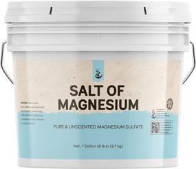 img 4 attached to 🤲 Magnesium Salt: Premium Epsom Salt (1 Gallon) | Unscented, Soothes Sore Muscles, Exfoliates Skin, Anti-Inflammatory*