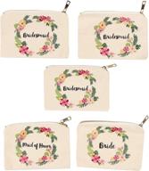 bridal shower makeup bag bachelorette logo