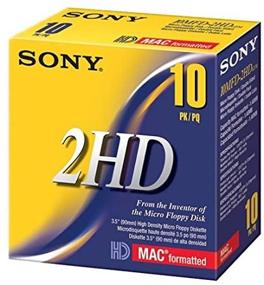 img 1 attached to 📼 Sony 10MFD2HDCFM 2HD Mac Formatted Floppy Disks (10-Pack) - Improved for SEO