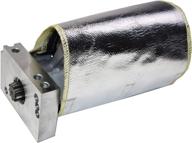 🔥 a-team performance 010402 starter heat shield wrap: high-temperature fiberglass protection with aluminized silver insulation - versatile 7"x 24 logo