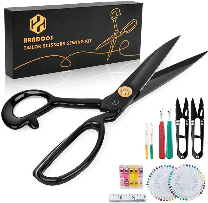 scissors professional dressmaker cutting leather logo