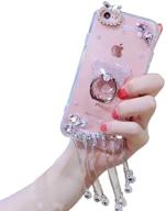 lchda diamonds rhinestone protective kickstand cell phones & accessories logo