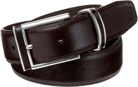 img 1 attached to Men's Accessories with Alexander Julian Leather Inlay Buckle
