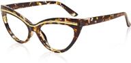 mare azzuro reading glasses tortoise logo