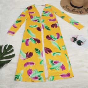 img 1 attached to Womens Outfits Floral Cardigan Clubwear Women's Clothing