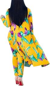 img 3 attached to Womens Outfits Floral Cardigan Clubwear Women's Clothing