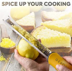 img 2 attached to Enhance Culinary Creativity with Premium Classic Series Zester & Grater - Professional Hand Held Kitchen Tool for Lemon, Chocolate, Cheese, Ginger, Vegetables - Elevate Your Kitchen Creations in Seconds!