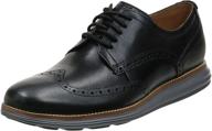 stylish and versatile: cole haan 👞 m width black men's sneakers for fashion-forward footwear logo