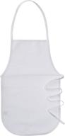 mark richards child apron: 12x19-inch white design for messy fun логотип