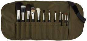 img 1 attached to 💄 Bdellium Tools Maestro Series 12pc. Professional Makeup Brush Set with Roll-Up Pouch