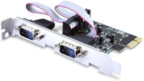 img 1 attached to Vantec 2 Port Serial PCIe UGT PCE20SR - Двухпортовая серийная карта с интерфейсом PCIe от Vantec.