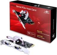 vantec 2 port serial pcie ugt pce20sr - двухпортовая серийная карта с интерфейсом pcie от vantec. логотип