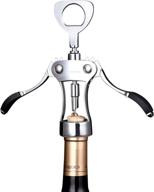 🍷 multifunctional kitchen gadget: wing corkscrew wine opener with stainless steel beer cap opener - ideal kitchenware for bottles логотип