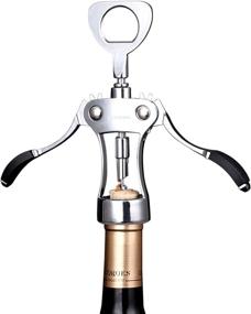 img 4 attached to 🍷 Multifunctional Kitchen Gadget: Wing Corkscrew Wine Opener with Stainless Steel Beer Cap Opener - Ideal Kitchenware for Bottles