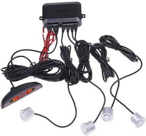 img 3 attached to Siver Tiemahun X68D LED Parking Sensor System with Water-Resistant Anti-Freeze, 🚗 Sound Warning, 22mm Diameter Sensor, and 2.3M Cable for Backup Radar in Vehicles