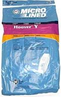 hoover type y vacuum bags - 10 pack of microlined bags for windtunnel upright logo