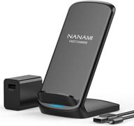 wireless charger nanami charging compatible portable audio & video logo