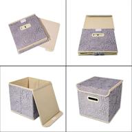 fabric storage box collapsible organizer logo