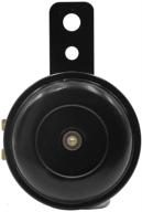 🚗 uxcell water-resistant black mount siren electric horn - 6v dc, 105db - ideal for vehicle or car logo