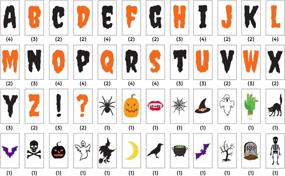 img 1 attached to Brooklyn Lighting Company Light Box Letter Tiles - 100 Halloween Tiles For Cinema Light Boxes 2