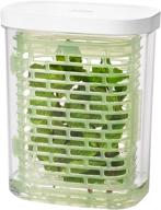 🌿 1,8 кварта oxo good grips greensaver herb keeper логотип