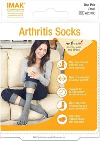 img 4 attached to IMAK Arthritis Socks (Size: Medium) - Relieve Arthritis Aches Effectively