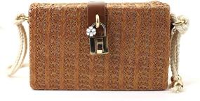 img 1 attached to Van Caro Bohemian Crossbody Shoulder Women's Handbags & Wallets for Shoulder Bags
