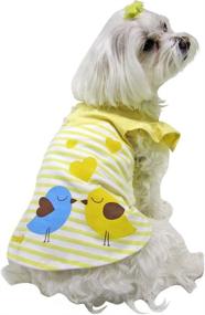 img 2 attached to Платье FouFou Dog Lovebird Yellow