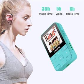 img 2 attached to 🎧 Versatile 32GB MP3 Player with Bluetooth 5.0, HiFi Lossless Sound, FM Radio, and More - Green