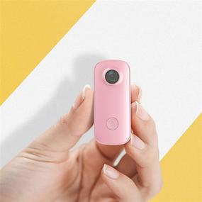 img 3 attached to 📷 SJCAM C100+ Small Action Camera 4K30FPS with 1.6hrs Video Recording, Waterproof, Stabilization, Live Streaming, Webcam, 1 oz Lightweight for Travel, Sports, Vlog (Pink)