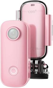 img 4 attached to 📷 SJCAM C100+ Small Action Camera 4K30FPS with 1.6hrs Video Recording, Waterproof, Stabilization, Live Streaming, Webcam, 1 oz Lightweight for Travel, Sports, Vlog (Pink)