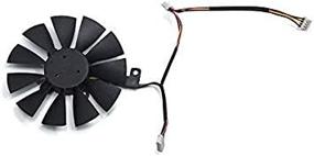 img 1 attached to Вентилятор охлаждения Asus Strix R9 390X 390 RX 480 RX 580 🌀 GTX 980 Ti 1060 1070 1080: вентилятор inRobert PLD09210S12HH Fan-A (6pin)