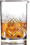 🍹 enhance your mixology skills with hiware professional cocktail mixing glass logo