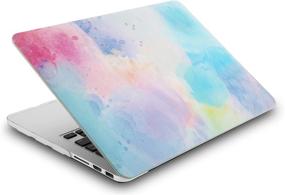 img 2 attached to 🌈 KECC Rainbow Mist 2 MacBook Air 13 inch Case 2022 2021 2020 A2337 M1 A2179 Touch ID – Protective Hard Shell + Keyboard Cover + Sleeve + Screen Protector + Laptop Stand