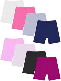 img 4 attached to 👚 Breathable Safety Colors Girls' Clothing for Active - Resinta Shorts