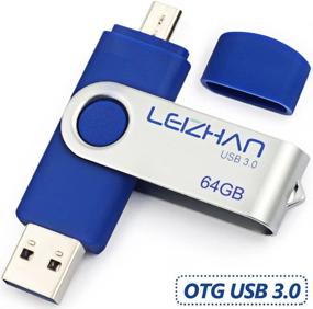 img 4 attached to 🔌 Leizhan 32GB USB 3.0 OTG флеш-накопитель для Samsung Galaxy S7 S6 S5 S4 S3, Xiaomi, LG, Sony и больше